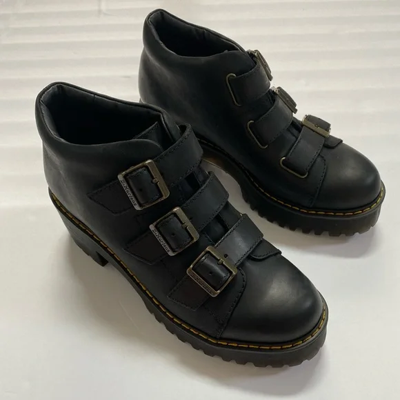 Dr. Martens Black Combat Boots - Picture 8 of 13